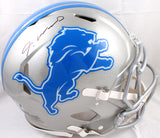 Jameson Williams Autographed Detroit Lions F/S Speed Authentic Helmet-Beckett W Hologram *Black Image 1