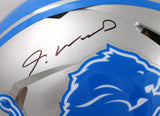 Jameson Williams Autographed Detroit Lions F/S Speed Authentic Helmet-Beckett W Hologram *Black Image 2