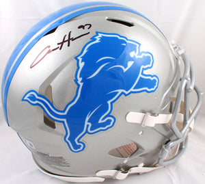Aidan Hutchinson Autographed Detroit Lions F/S Speed Authentic Helmet-Beckett W Hologram *Black Image 1