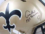 Archie Manning Autographed New Orleans Saints 76-99 F/S Speed Authentic Helmet *Black Mask-Fanatics *Black Image 2