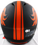 John Elway Autographed Denver Broncos F/S Eclipse Speed Authentic Helmet-Beckett W Hologram *Orange Image 4