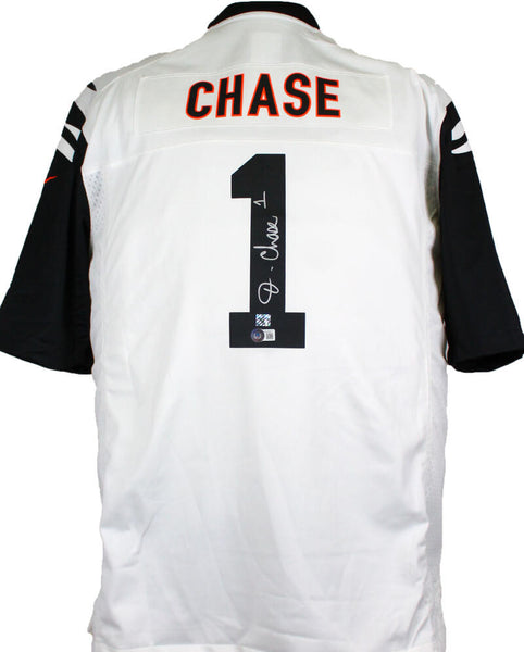 Ja'Marr Chase Autographed Cincinnati Bengals Orange Nike Game Jersey * –  The Jersey Source