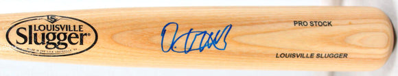 Oneil Cruz Autographed Louisville Slugger Pro Blonde Bat- JSA W *Blue Image 1