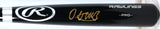 Oneil Cruz Autographed Rawlings Pro Black Bat- JSA W *Gold Image 1