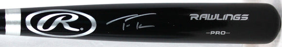 Trea Turner Autographed Rawlings Pro Black Bat- Beckett W Hologram *Silver Image 1