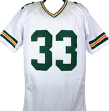 Aaron Jones Autographed White Pro Style Jersey-Beckett W Hologram *Silver Image 3