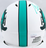 Bob Griese Autographed Miami Dolphins Lunar Speed Mini Helmet- JSA W *Teal Image 3