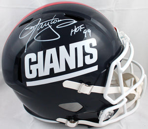 Lawrence Taylor Autographed New York Giants 81-99 F/S Speed Helmet w/ HOF-Beckett W Hologram *White Image 1