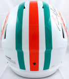 Bob Griese Autographed F/S Miami Dolphins Tribute Speed Helmet w/ 2 Insc- JSA W *Black Image 5