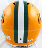 Aaron Jones Autographed Green Bay Packers F/S Speed Helmet-Beckett W Hologram *Black Image 4