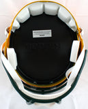 Aaron Jones Autographed Green Bay Packers F/S Speed Helmet-Beckett W Hologram *Black Image 5