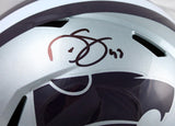 Darren Sproles Autographed Kansas State F/S Speed Helmet-Beckett W Hologram *Black Image 2