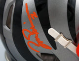 Boomer Esiason Autographed Cincinnati Bengals Flash Speed Mini Helmet-Beckett W Hologram *ORANGE Image 2