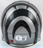 Boomer Esiason Autographed Cincinnati Bengals Flash Speed Mini Helmet-Beckett W Hologram *ORANGE Image 3