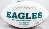 Brent Celek Autographed Philadelphia Eagles Logo Football w/SB Champs-Beckett W Hologram *Black Image 4
