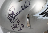Harold Carmichael Autographed Philadelphia Eagles Flash Speed Mini Helmet w/HOF-Beckett W Hologram *Black Image 2