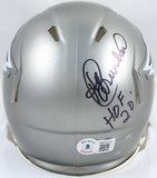 Harold Carmichael Autographed Philadelphia Eagles Flash Speed Mini Helmet w/HOF-Beckett W Hologram *Black Image 3