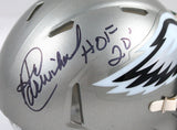 Harold Carmichael Autographed Philadelphia Eagles Flash Speed Mini Helmet w/HOF *Top-Beckett W Hologram *Black Image 2
