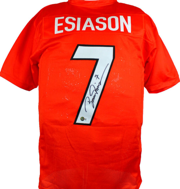 Boomer Esiason Authentic Signed Orange Pro Style Jersey