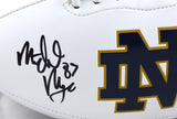 Michael Mayer Autographed Notre Dame Logo Football-Beckett W Hologram *Black Image 2
