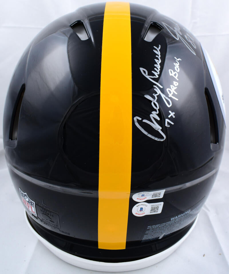 JACK HAM Edition PITTSBURGH STEELERS Riddell Speed AUTHENTIC Football Helmet