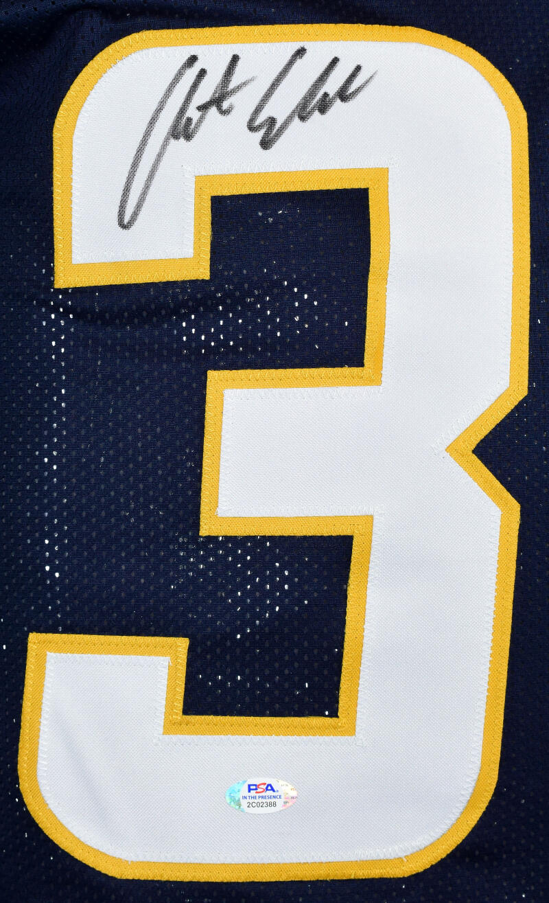 Austin Ekeler Signed Blue Custom Football Jersey