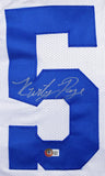 Kwity Paye Autographed White Pro Style Jersey *Full Name- Beckett W Hologram *Silver Image 2