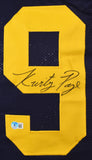 Kwity Paye Autographed Blue College Style Jersey *Full Name- Beckett W Hologram *Black Image 2