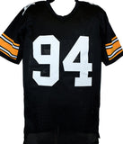 AJ Epenesa Autographed Black College Style Jersey w/Fight/Cyclones Suck- Beckett W Hologram *Black  Image 4