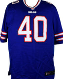 Von Miller Autographed Buffalo Bills Blue Nike Game Jersey-Beckett W Hologram *Silver Image 3