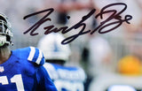 Kwity Paye Autographed Colts 8x10 FP Yell Photo-Beckett W Hologram *Black Image 2
