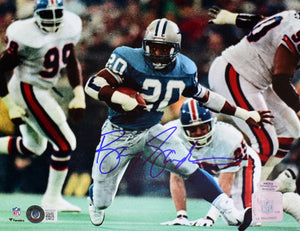 Barry Sanders Autographed Detroit Lions 8x10 FP Juke Move Photo-Becket –  The Jersey Source