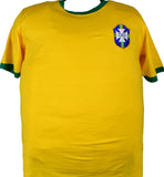 Pele Autographed Brazil CBD Yellow Soccer Jersey-Beckett *Silver Image 3