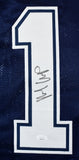 Michael Gallup Autographed Blue Pro Style Jersey- JSA W *Black Image 2