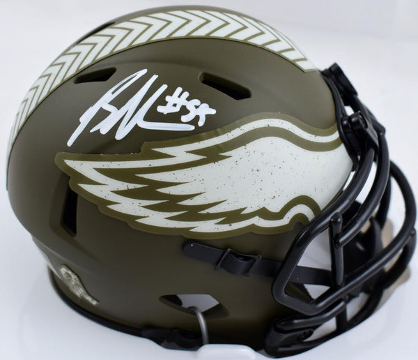 Brandon Graham Signed Philadelphia Eagles Salute to Service Speed Mini — RSA