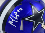 Michael Gallup Autographed Dallas Cowboys Flash Speed Mini Helmet- JSA W *White Image 2