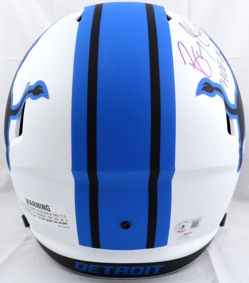 Barry Sanders Autographed Detroit Lions Camo Speed Mini Helmet -Becket –  The Jersey Source