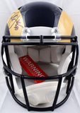 Faulk, Dickerson, Jackson Autographed Rams F/S Speed Authentic Helmet- Beckett W Hologram*Black Image 5