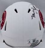 Mark Rypien Autographed WFT Lunar Speed Mini Helmet w/SB MVP-Beckett W Hologram *Black Image 3
