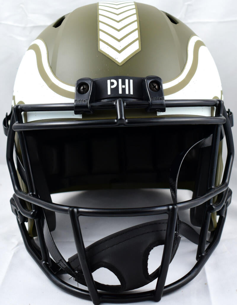 AJ Brown Autographed Philadelphia Eagles F/S Speed Helmet Beckett