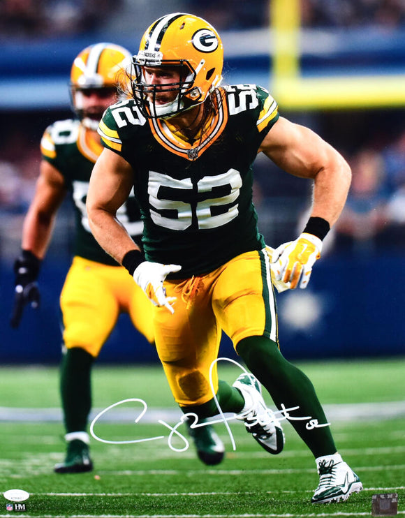 Clay Matthews Autographed Green Bay Packers 16x20 Stance Photo - JSA W *White Image 1