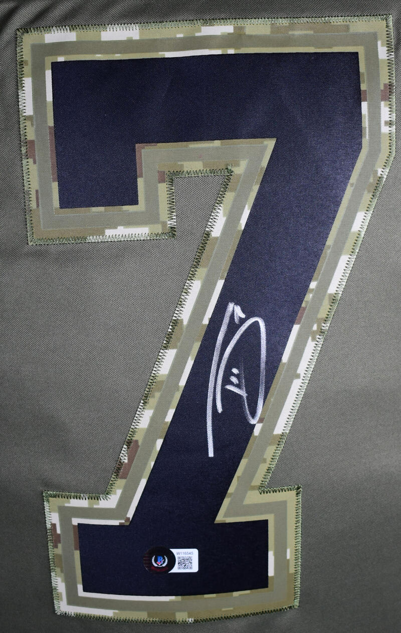 Trevon Diggs Cowboys Autographed Nike Salute To Service Limited