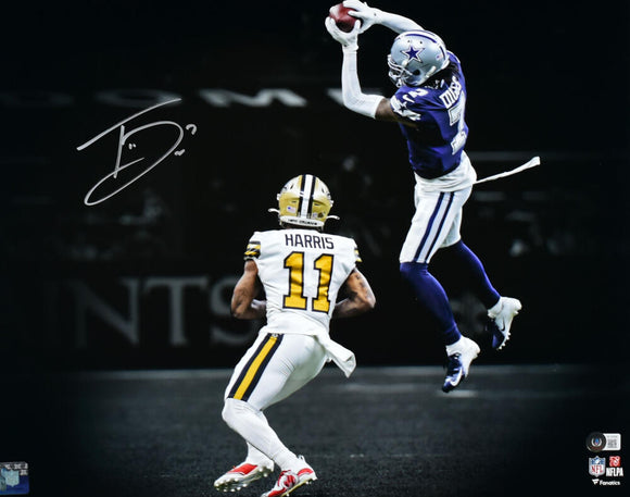 Trevon Diggs Autographed Dallas Cowboys 16x20 Spotlight Photo-Beckett W Hologram *Silver Image 1