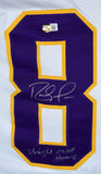 Randy Moss Autographed White Pro Style Jersey w/Straight Cash-Beckett W Hologram *Silver Image 2