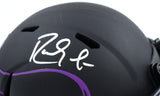 Randy Moss Autographed Minnesota Vikings Eclipse Speed Mini Helmet- Beckett W Hologram *Silver Image 2