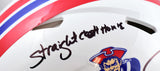 Randy Moss Autographed Patriots F/S 90-92 Speed Authentic Helmet w/Straight Cash-Beckett W Hologram *Black Image 2