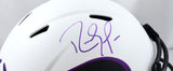 Randy Moss Autographed Vikings F/S Lunar Speed Helmet- Beckett W Hologram *Purple Image 2