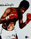 Michael Spinks Autographed 8x10 Close Up Photo - Beckett W Hologram *Black Image 1