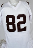 Ozzie Newsome Autographed White Pro Style Jersey w/ HOF-Beckett W Hologram *Silver Image 3