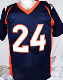 Champ Bailey Autographed Blue Pro Style Jersey *across-Beckett W Hologram *Black Image 3